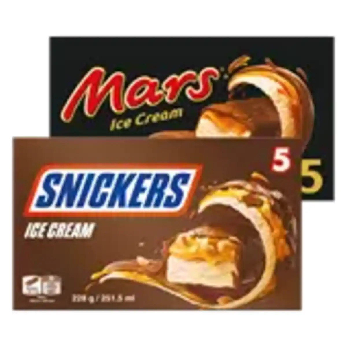 Bild 1 von Snickers oder Mars Eis-Riegel