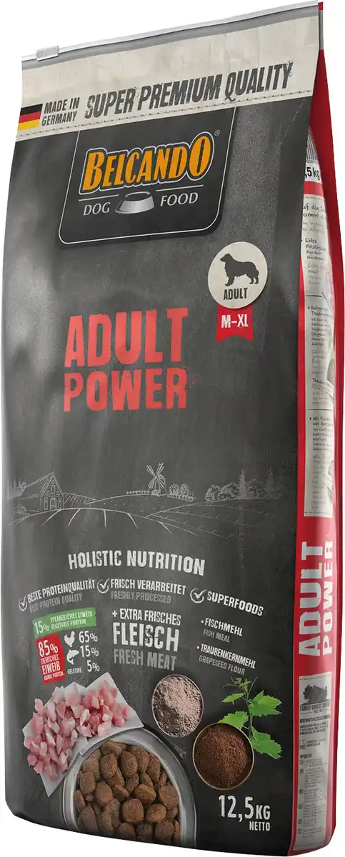 Bild 1 von Belcando Hundetrockenfutter Adult Power 12,5 kg Geflügel & Fisch