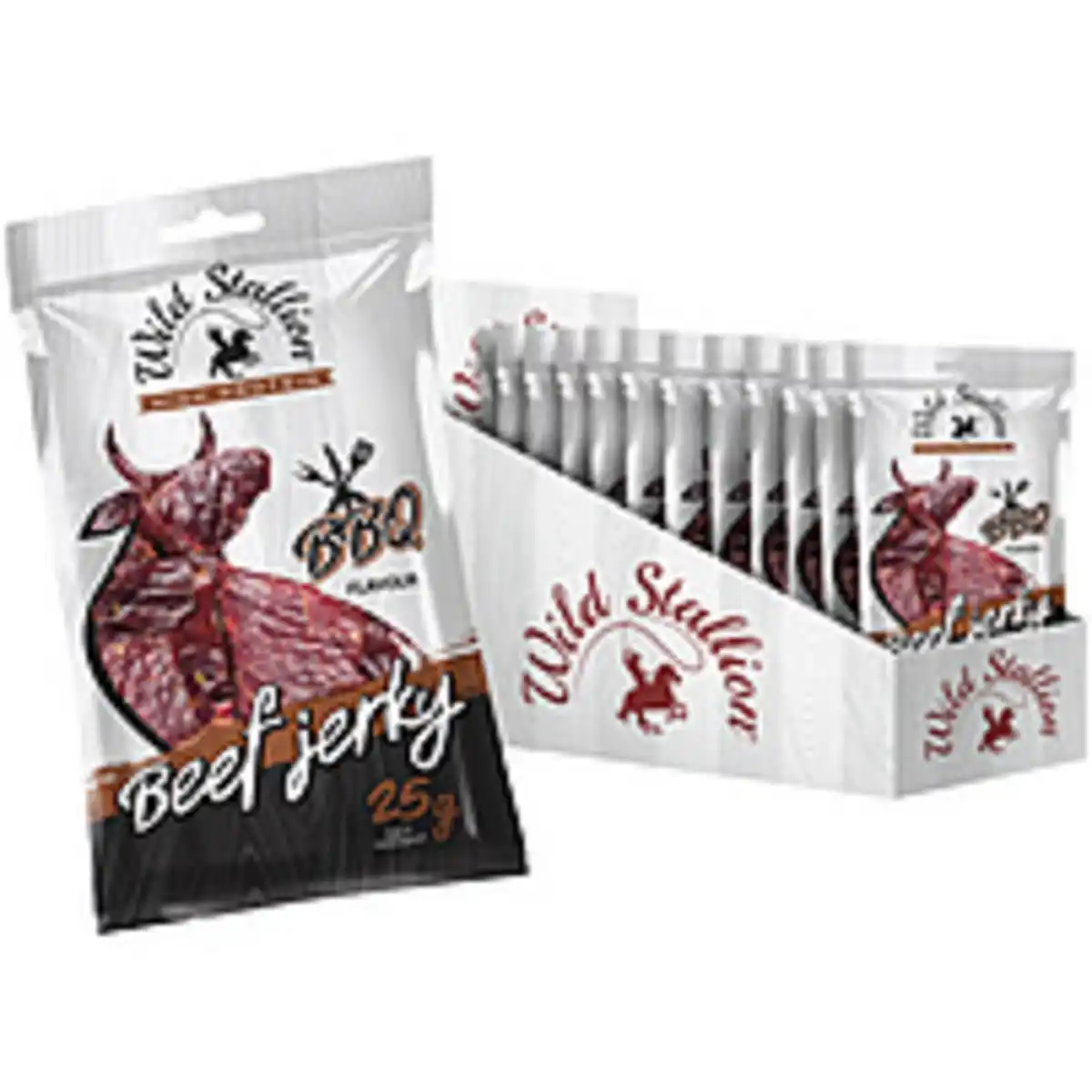 Bild 1 von "WILD STALLION" Beef Jerky BBQ - Getrocknetes Rindfleisch mi...