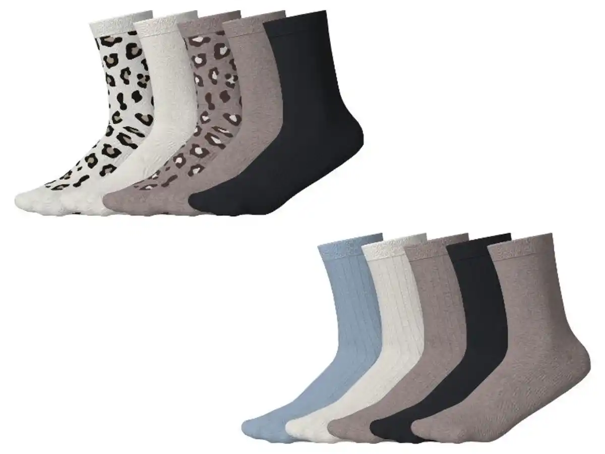 Bild 3 von ESMARA® Damen Socken / Gerippte Socken, 5 Paar