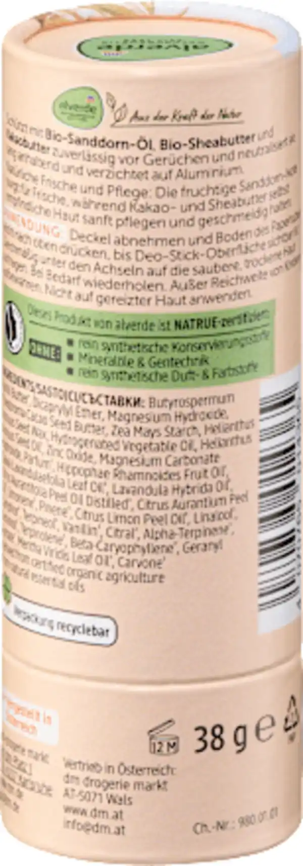 Bild 2 von alverde NATURKOSMETIK Deostick Seaside Balance, 38 g