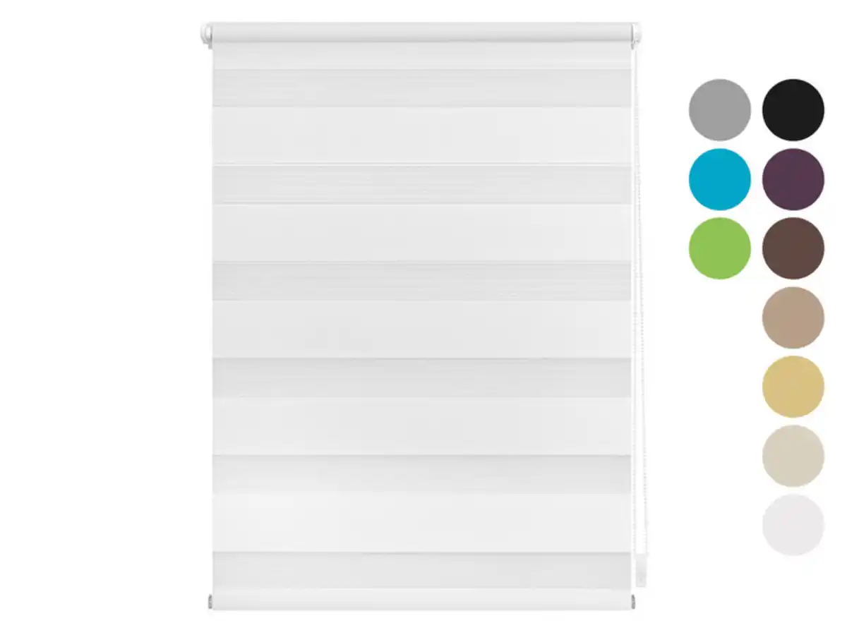 Bild 1 von LICHTBLICK Duo Rollo Klemmfix, ohne Bohren, ab 45 x 150 cm