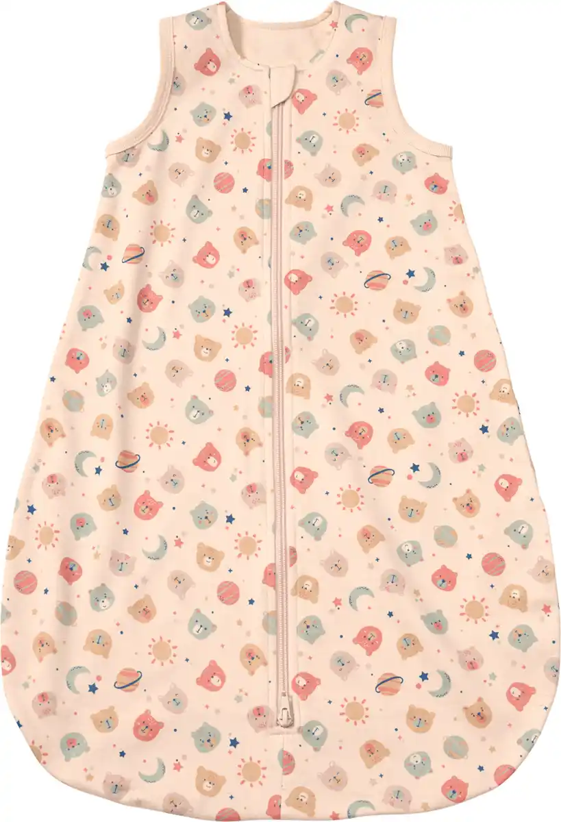 Bild 1 von ALANA Schlafsack 1 TOG mit Bären-Muster, beige, 80 cm, 1 St