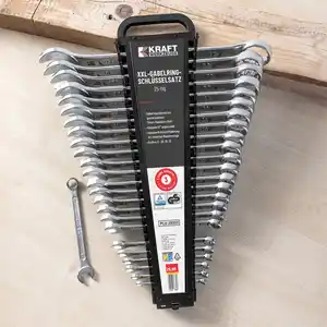 Kraft Werkzeuge XXL-Gabelringschlüsselsatz 25-tlg.