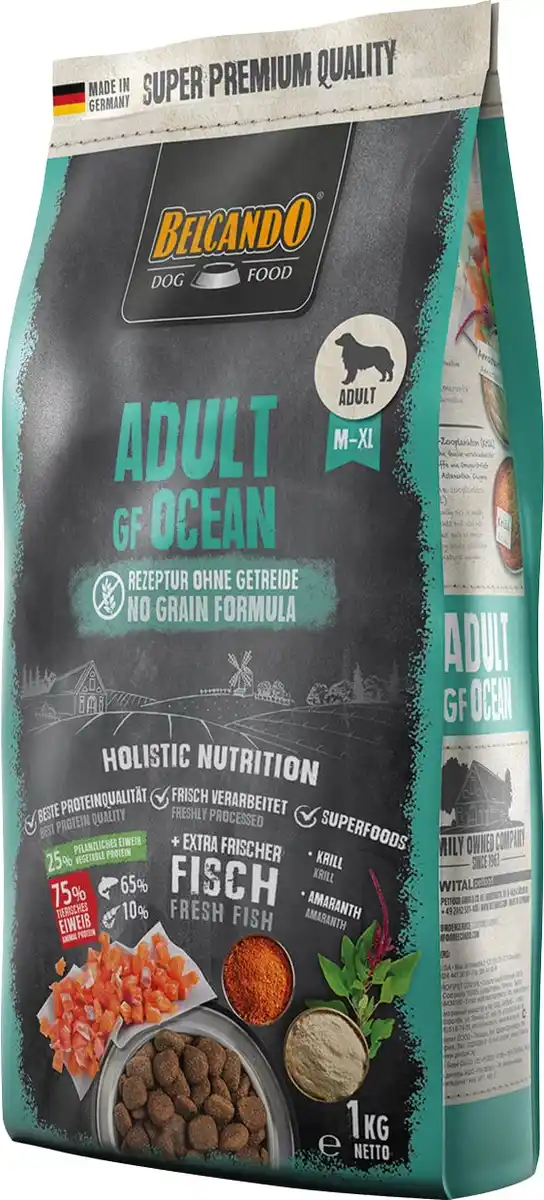 Bild 1 von Belcando GF Ocean Hundetrockenfutter Adult 12,5 kg Lamm & Reis