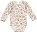 Bild 1 von ALANA Body Langarm mit Blumen-Muster, weiß, Gr. 98/104, 1 St