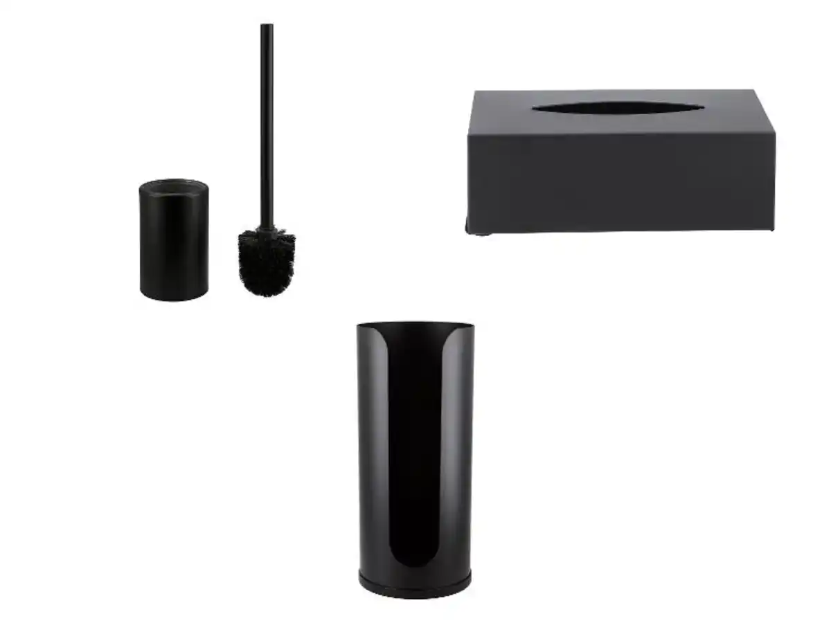 Bild 3 von LIVARNO® WC-Bürste/WC-Bürstengarnitur / Kosmetiktuchbox / Toilettenrollenhalter/ WC-Rollen Aufbewahrung