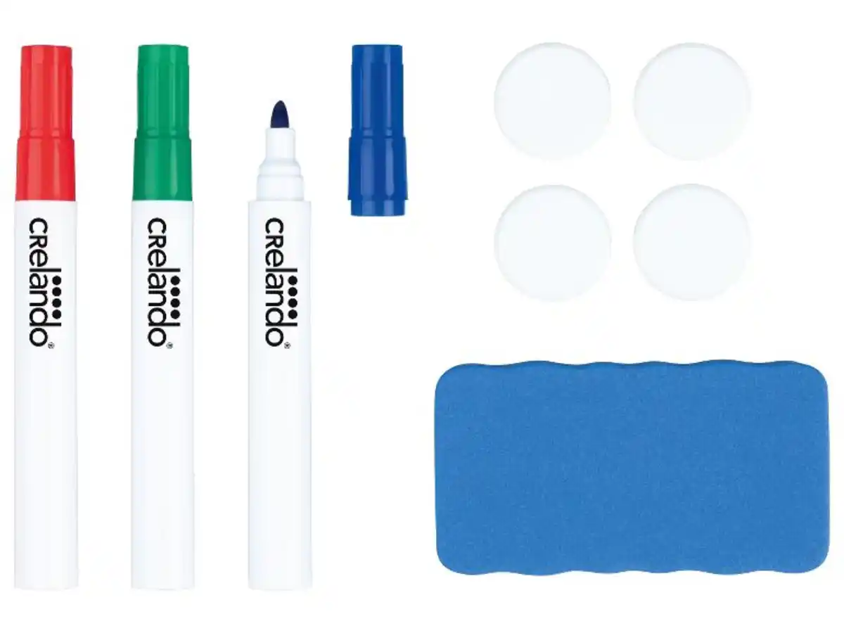 Bild 1 von CRELANDO® Whiteboard-Set / Whiteboard Stifte-Set