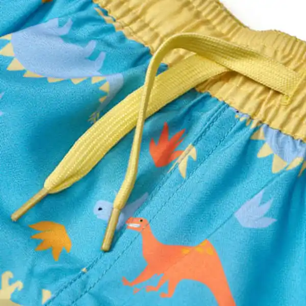 Bild 2 von PUSBLU Badehose mit Dino-Muster, blau, Gr. 110/116, 1 St