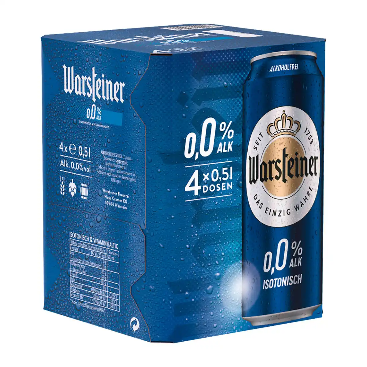 Bild 1 von WARSTEINER Pilsener alkoholfrei