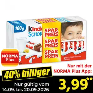 Kinder Schokolade