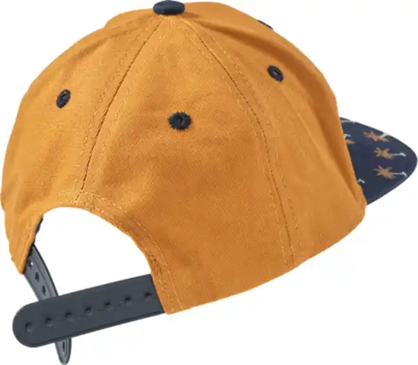Bild 2 von PUSBLU Basecap mit Palmen-Muster, orange & blau, Gr. 52/53, 1 St