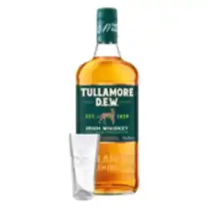 Tullamore D.E.W. Irish Whiskey inkl. Glas