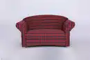 Bild 1 von Better Home 2-Sitzer Sofa Loretta, ca. 153 x 83 x 85 cm - Rot Kariert