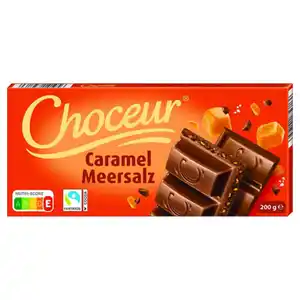CHOCEUR Schoko Variation 200 g, Caramel Meersalz