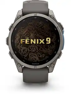 fenix 9 (47mm) Sportuhr kieselgrau/titan