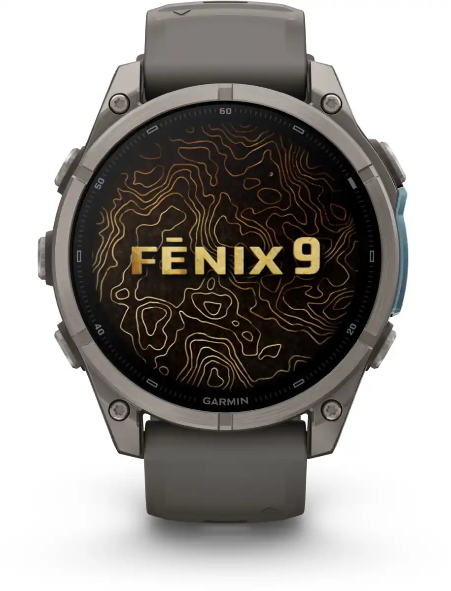 Bild 1 von fenix 9 (47mm) Sportuhr kieselgrau/titan