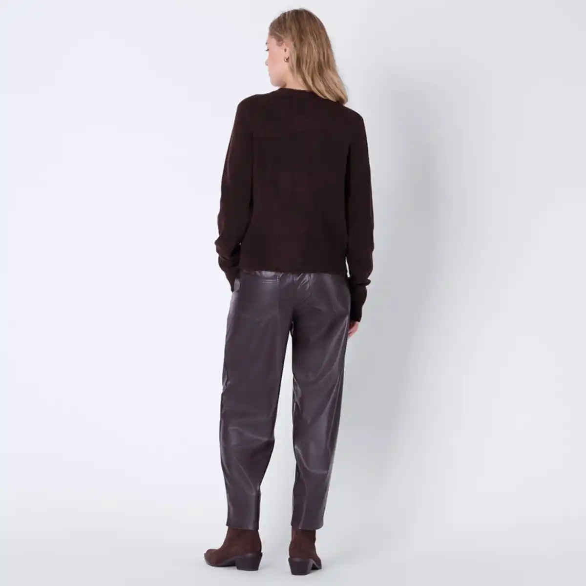 Bild 4 von Damen-Hose aus Kunstleder im Barrel-Look