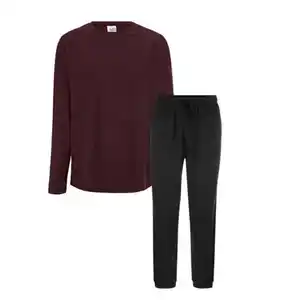 UP2FASHION MEN Herren-Pyjama, Rot/Schwarz, M