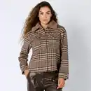 Bild 1 von Damen-Karojacke mit Kunstfell-Kragen