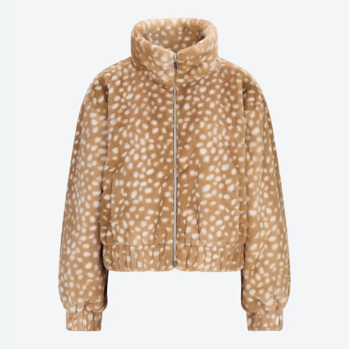 Bild 3 von Damen-Kunstpelz-Jacke mit Stehkragen