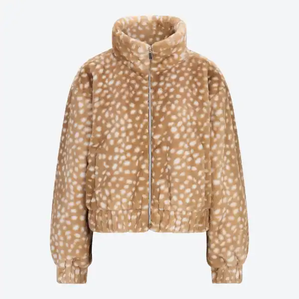 Bild 3 von Damen-Kunstpelz-Jacke mit Stehkragen