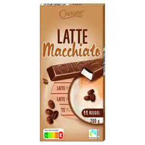 CHOCEUR Schoko-Riegel, 200 g, Latte Macchiato