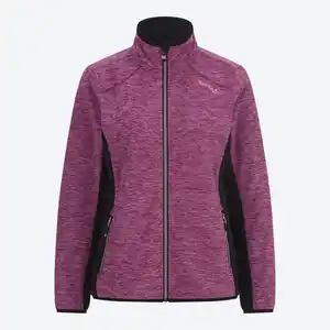Damen-Microfleece-Funktionsjacke mit Stehkragen