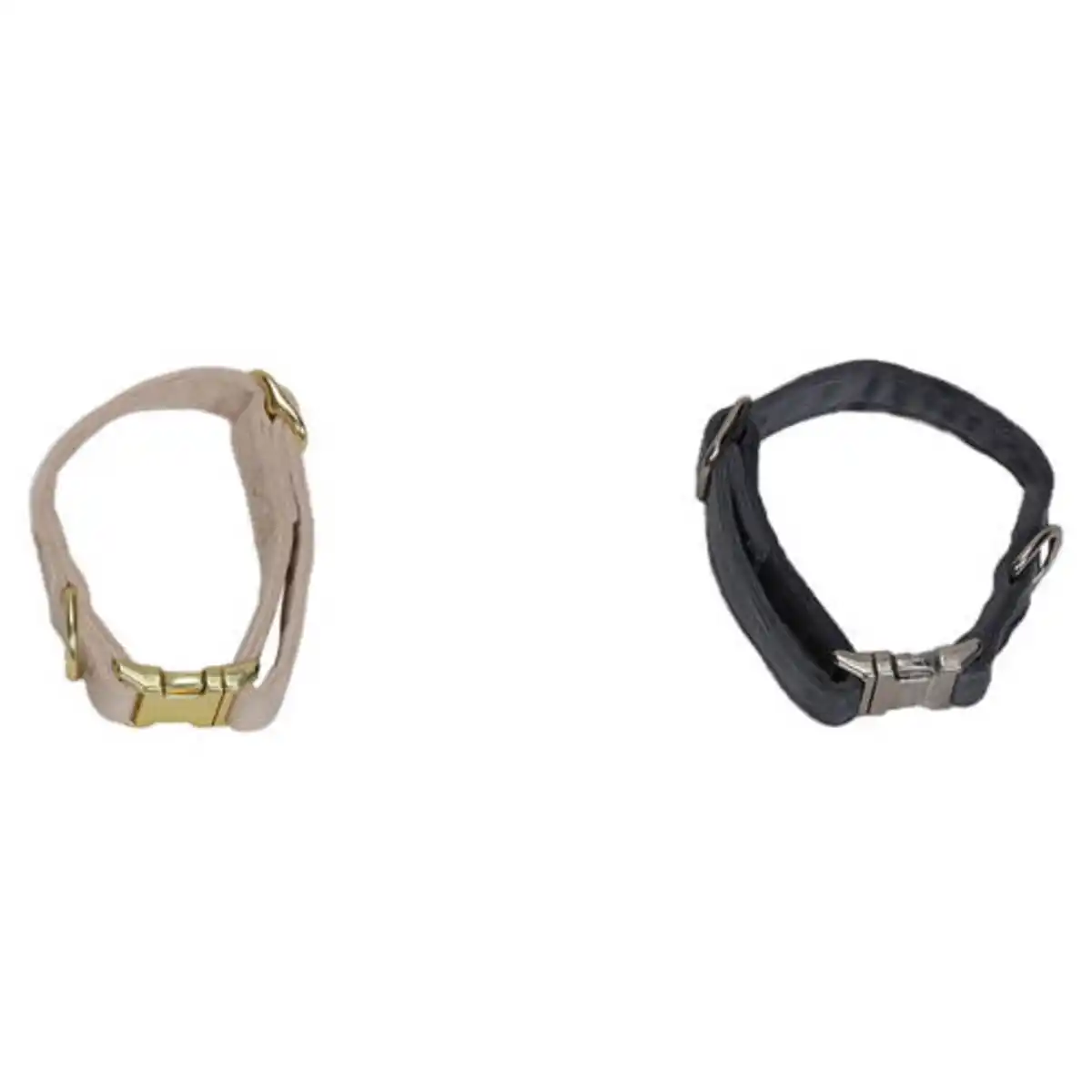 Bild 1 von ROMEO Hunde-Halsband, 2er-Set, Beige und Schwarz, XS/S