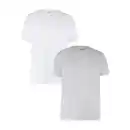 Bild 1 von UP2FASHION BASICS Herren T-Shirts 2er-Set, Weiß/Melange, M