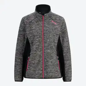 Damen-Microfleece-Funktionsjacke mit Stehkragen