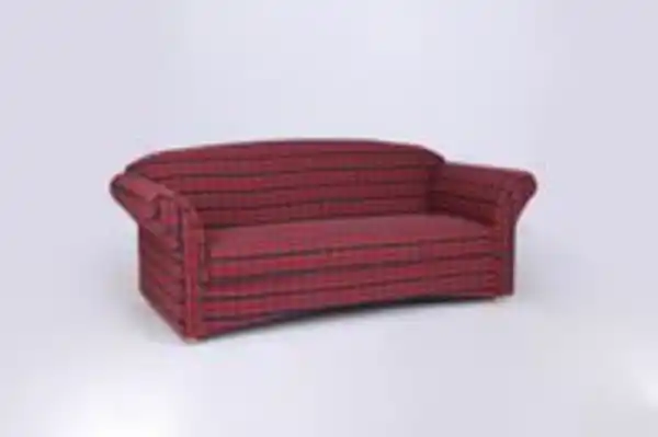 Bild 3 von Better Home 3-Sitzer Sofa Loretta, ca. 204 x 83 x 85 cm – Rot Kariert