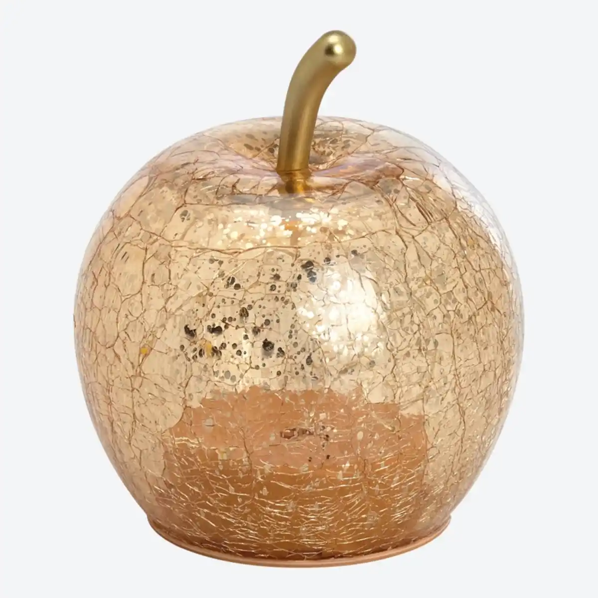 Bild 2 von LED-Apfel aus Crackle-Glas, Ø ca. 11 cm