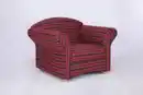 Bild 3 von Better Home Polstersessel Loretta, ca. 110 x 84 x 84 cm – Rot Kariert