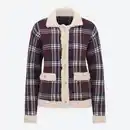 Bild 2 von Damen-Strickjacke mit Kunstfell-Details