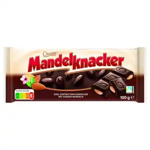 CHOCEUR Mandelknacker 100 g, Zartbitter Mandel