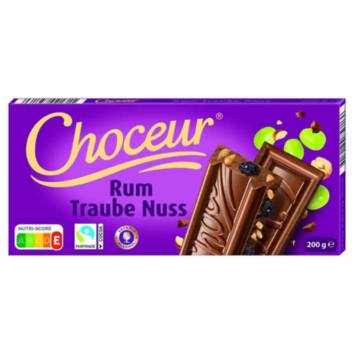 Bild 1 von CHOCEUR Schoko Variation 200 g, Rum Traube Nuss