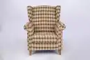 Bild 1 von Better Home Polstersessel Loretta, ca. 86 x 81 x 105 cm – Kariert & Braun