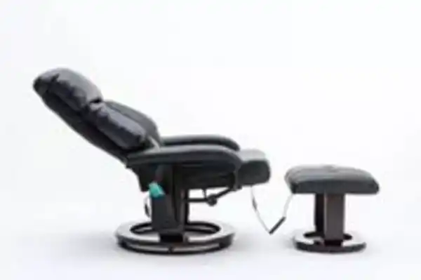 Bild 3 von Happy Home Massagesessel mit Fußhocker & Heizfunktion - Schwarz