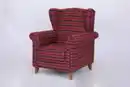 Bild 3 von Better Home Polstersessel Loretta, ca. 86 x 81 x 105 cm – Rot Kariert