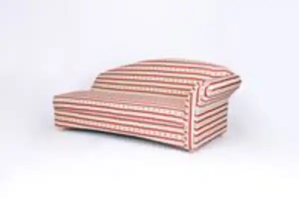 Bild 3 von Better Home 3-Sitzer Sofa Loretta mit rechter Armlehne, ca. 193 x 83 x 85 cm – Rot gestreift & Blumenmuster