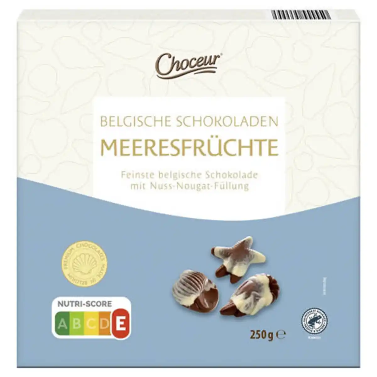 Bild 1 von CHOCEUR Belgische Schokoladen-Meeresfrüchte 250 g