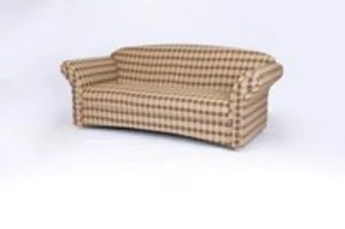 Bild 2 von Better Home 3-Sitzer Sofa Loretta, ca. 204 x 83 x 85 cm – Kariert & Braun