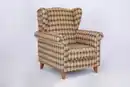 Bild 2 von Better Home Polstersessel Loretta, ca. 86 x 81 x 105 cm – Kariert & Braun