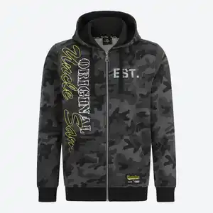 Uncle Sam Herren-Sweatjacke mit Kapuze