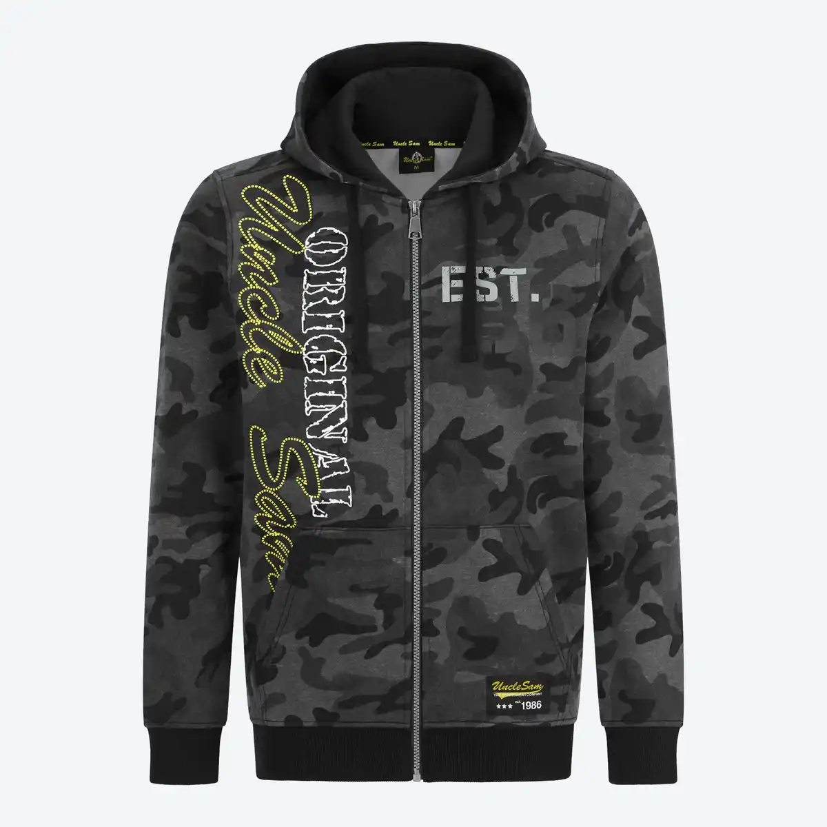 Bild 1 von Uncle Sam Herren-Sweatjacke mit Kapuze