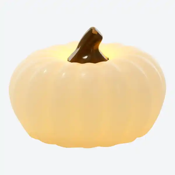Bild 3 von LED-Echtwachs-Kürbis mit Timer, 2er-Pack, Ø ca. 7 cm