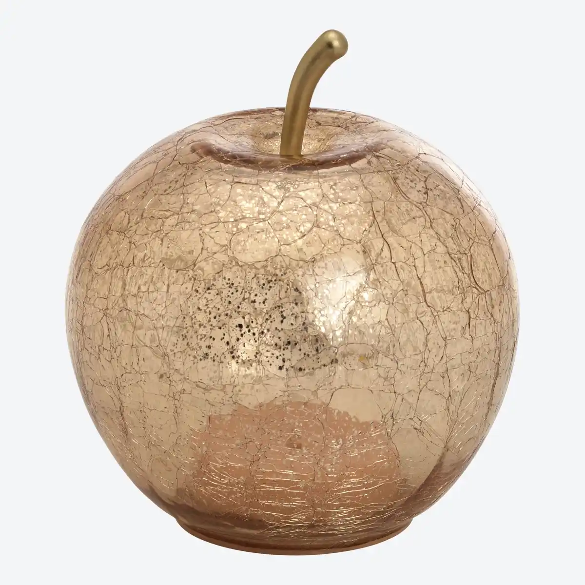 Bild 3 von LED-Apfel aus Crackle-Glas, Ø ca. 14 cm
