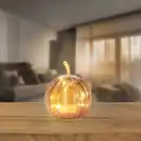 Bild 1 von LED-Kürbis aus Glas, Ø ca. 11 cm