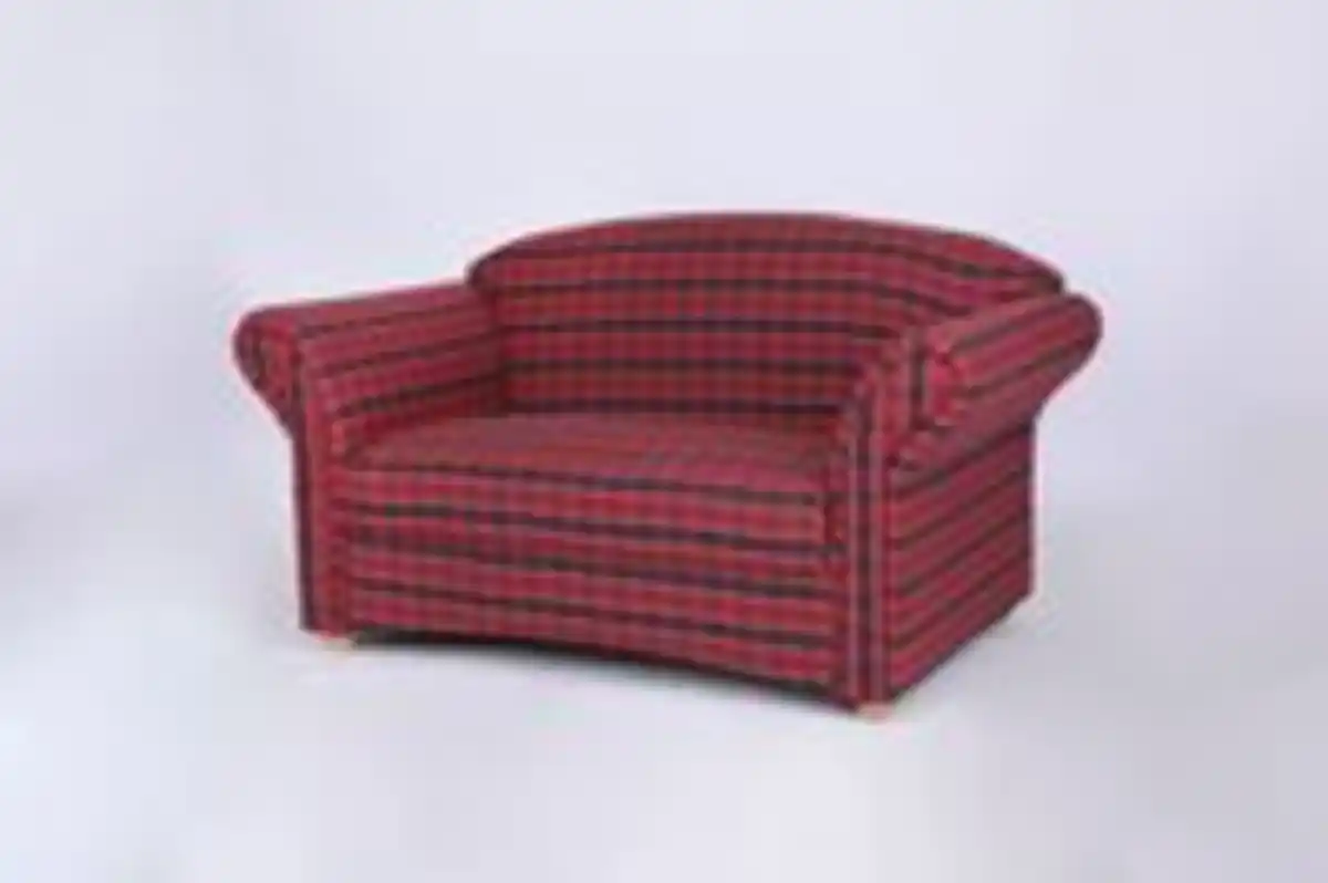 Bild 3 von Better Home 2-Sitzer Sofa Loretta, ca. 153 x 83 x 85 cm - Rot Kariert